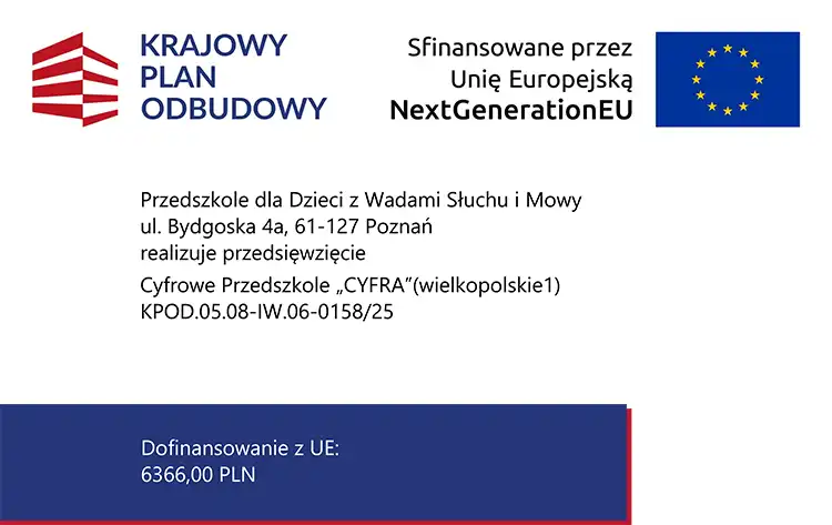 KPO cyfrowe przedkszkole
